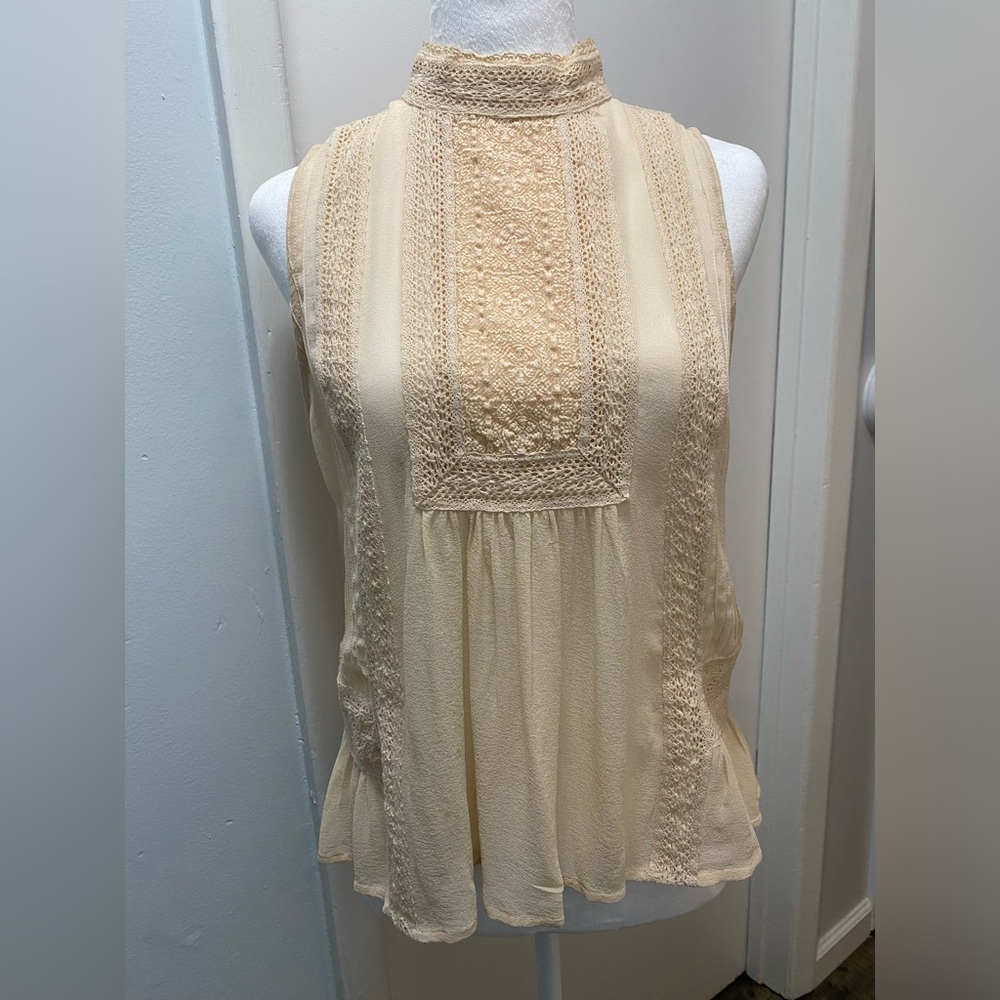 Joie Sheer Silk Top